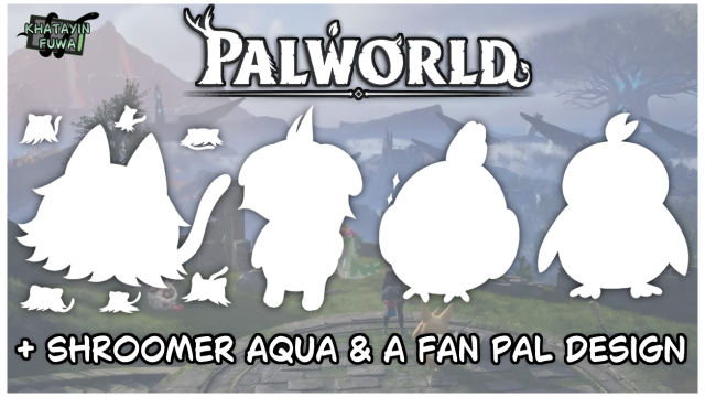 【PALWORLD FANART】Shroomer Aqua Concept & A Fanmade Pal