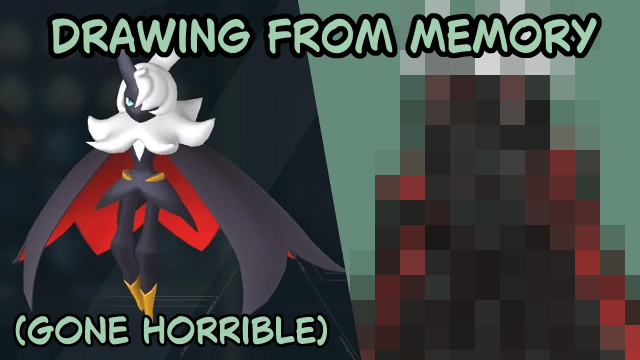 Trying to draw Palworld Monsters from Memory (Gone Horrible)